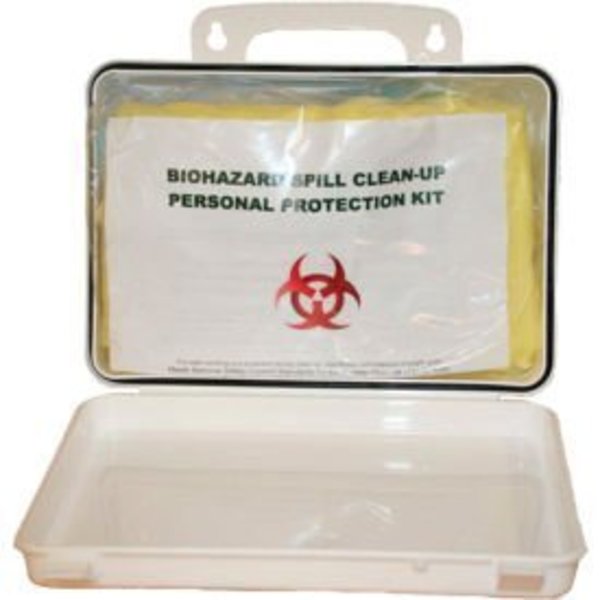 Think Safe First Voice„¢ Deluxe Wall Mounted Bloodborne Pathogen Clean-Up Kit BP004